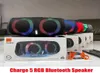 Charge 5 RGB Light Bluetooth-динамик Charge5 Портативный мини-беспроводной уличный водонепроницаемый сабвуфер Динамики с поддержкой TF USB-карты Boxa4214459