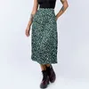 Skirt Summer Wrapped Beach Holiday Clothes High Waist Floral Print Split Casual Midi Skirt Female Sexy Clothing 230420