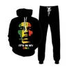 Tracksuits voor heren 2023 Nieuwe set 3D -printen Fashion Personaliseerde Creative Men's Hoodie Set Casual Sweater+Pantsyawh