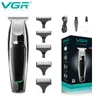 Haar Trimmer VGR Haar snijdmachine Oplaadbare kapselmachine Draadloze haar Trimmer Professional Hair Clipper Trimmer voor mannen V-030 230419