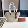 2023 gras Strandtasche Einkaufstaschen Handtaschen Tragetaschen Schulter Unterarm Crossbody Tragetasche Handtasche Geldbörse Frauen Hobo Geldbörsen