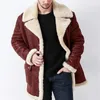 Erkekler kürk sahte ceket sonbahar ve kış Avrupa Amerika Birleşik Devletleri Bir İmitasyon Deri Polar Sıradan Büyük Boyu Ceket 231120