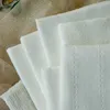 Tessuto 110x50 cm Sottile Trasparente Bianco Fiore Reciso Jacquard Tessuto di Puro Cotone Fare Vestiti per le Bambole Abito Abbigliamento Panno 230419