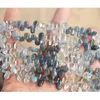 Pierres précieuses en vrac aigue-marine poire/goutte à facettes 6-10mm pour la fabrication de bijoux à bricoler soi-même faisant des perles mignonnes uniques FPPJ vente en gros de pierres précieuses naturelles 22cm