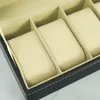 Jewelry Boxes 6 Slots Watch Box Accessories Display Case Storage Holder PU Leathe Watches Organizer 231118