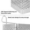 Storage Bottles Stainless Steel Chopsticks Holder Hanging Cutlery Drying Basket Tableware Drainer With Hooks Kitchen Utensil(A)