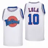 S SL 23 Michael Jor Dan Space Jam Movie Tune Squad Basketball Jersey LeBron James Shirt Taz Lola Bugs Bunny Black White Size S-xxl