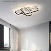 Plafoniere Minimalismo oro / nero Lampadario a led per soggiorno Camera da letto lustro illuminazione interna Lampadario moderno nordico Plafoniera a led Q231120