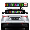 LED Display Bluetooth LED Display Screen Message Scrolling Sign Board Ultra-thin Soft Flexible Led Panel Car Display For Store Advertising 230420