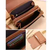 Wallets Women's Simple Meticulous Long Square Bag Fashion Leisure Zero Purse Large Capacity Multi-function Multi-layer Crossbody