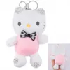 new design cute bear self defense supplies Luxury cute soft plush key chain 3D key chain accessories key ring