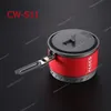 Alocs CW-S10 CWS1 Открытый теплообменный котел для приготовления пищи на природе Посуда Складная ручка для пеших прогулок Пикник Лагерь nbsp;Приготовление пищи nbsp;Принадлежности для улицы