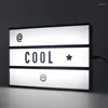 Nachtlichter LED Lightbox Lettersine Boxletras Para A4 Letras Caja De Luz Caixa Home Decoration