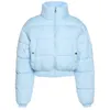 Giacca da donna Piumino corto per GIACCA Cotone imbottito Spessore con coulisse Parka Cerniera Cappotto invernale a bolle Caldo Casual Out Drop 231118