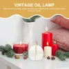 Candle Holders Home Oil Lamps Desktop Decor Kerosene Lamp Chinoiserie Glass Household Wedding