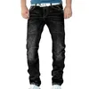 Jeans voor heren, skinny denimbroek, zwart gewassen, laagbouw, slanke broek, streetwear voor heren