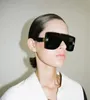 2023 Luxe Anti-glare Bril Oversize Vierkante Zonnebril Dames Zonnebril Klinknagel Schild Lens Vrouw Shades Groot Masker Brillen Reizen Rijden