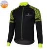 Rennjacken Winterjacke Anzug Herren Radtrikot Fleece Warm Langarm Mantel Outdoor Winddicht MTB Kleidung Ropa Ciclismo