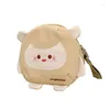 Sacos de noite bonito animal bolsa de ombro grande capacidade crossbody para mulheres menina casual nylon estilo japonês desenhos animados urso 517d