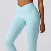 Pantalons actifs femmes taille haute Sport Leggings coupe ajustée poche pantalons de survêtement en plein air course Push Up Fitness gymnase Yoga