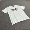 Tees tshirts lüks erkek tasarımcı moda giyim korteizs şeytanlar isl kişiselleştirilmiş grafiti mektup baskı kısa kollu matkap kültür sokak trendlik erkek tsh