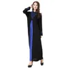 Abbigliamento etnico Musulmano Abaya Medio Oriente Abito Donna Prospettiva solida Cardigan Scialle lungo Set caftano marocchino Donna