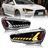 Car Front Headlights For Mitsubishi Lancer EX EVO 20 08-20 18 Modified Xenon Dynamic Turn Signal Lens Head Lights