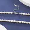 Girocollo Collana di perle a forma irregolare per donna Moglie Fidanzata Matrimonio Compleanno Festa della mamma Regalo Gioielli eleganti