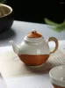 Zestawy herbaty ręcznie robione bambusowy jedwabny klamra porcelanowa czajnicza herbata filiżanka ceremonii pareging gaiwan