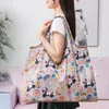Storage Bags Large Heavy Foldable Shopping Cartoon Reusable Portable Shoulder Travel Handbags Fashion Tote
