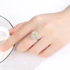 European Retro Luxury Ring S925 Silver Micro Set Zircon Brand Designer Ring European and American New Hot Popular Women High end Ring Jewelry Valentine's Day Gift spc