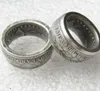 Morgan Silver Dollar Coin Ring 039eagle039 Plaqué argent fait à la main dans les tailles 8168456369