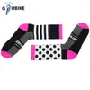 Sports Socks Gtubike Wear-Resistance Fitness Anti Deodorant Skin-Frendly Cycling Printed Pro Team Men Running