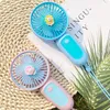 Feestvriend cadeau bloem schattig mini usb opladen draagbare handheld fan 2023 fan kids outdoor cooler fanfarty cadeau