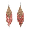 Cat Carriers Stylish Earrings High-quality Bohemian Statement Fringe Fashionable Artisanal Accessories -selling Intricate Handcrafted