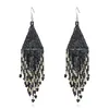 Cat Carriers Stylish Earrings High-quality Bohemian Statement Fringe Fashionable Artisanal Accessories -selling Intricate Handcrafted