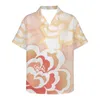 Chemises décontractées pour hommes Vêtements de style d'animation japonais Chemise de fleurs de cerisier pour la photographie Chemise hawaïenne d'été pour hommes Plage surdimensionnée drôle 230420