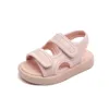 Sandalen Zomer Sandalen Kinderen Zachte zool Sandalen Leer Comfort Koreaanse stijl Solid Color Boys Beach Shoes 230420