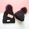 UG hats autumn and winter knitted Caps plush and thickened wool Beanies Outdoor Sports Caps Hats