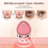 Устройства для ухода за лицом EMS Micro Current Beauty Instrument Мини-портативный звуковой вибрационный массажер для похудения, лифтинг, укрепление кожи, уменьшение тонкой линии 231120