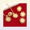 New Ethiopian Coin Sets Jewelry Pendant Necklace Earrings Ring Gold Color African Bridal Wedding Gift for Women7677706