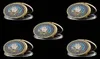 5PCS Wojskowe Monety Monety Craft American Department of Navy Army 1 und Gold Plated Badge Metal Crafts Wcapsule8084014