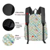 Zaino Easter Egg Egg Spring WaterColor Student Borse School Laptop Custom for Men Femmina femmina Travel Mochila