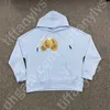 Bahar Sonbahar Erkek Kadın Eğlence Hoodies Moda Kesme Ayı Karikatür Sonbahar ve Kış Hindistan Cevizi Ağacı Gevşek Çift Uzun Kollu Palmiye Melekler Sıcak Baskı Hoodies