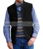 Gilet da uomo 2023 Gilet da completo Gilet da uomo in misto lana blu Gilet di jeans da uomo Slim Fit Casual Formale Business