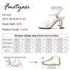 Sandalen dames sandalen hielschoenen 2023 zomer gladiator veter dames hakken witte sexy vierkante teen enkelband dames hakken sandalen z0420