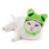 Vêtements de chien mignon chapeau d'animal de compagnie animaux de bande dessinée tigre chiens chats couvre-chef Halloween fête cosplay peluche tête enveloppes fournitures