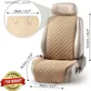 Capas de assento de carro Universal Car Seat Cover Protector Linho Almofada do assento dianteiro Proteger Pad Mat Encosto para Auto Interior Truck Suv Van Q231120