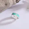 Tiffanylris bangle bracelet T Bracelet Boutique Jewelry Day Gift Love Heart Brand Dropping Glue Enamel Set Jewelry Ear Stud Ring