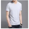 T-shirts pour hommes MRMT 2023 marque col en coeur à manches courtes en coton ample Plus taille d'engrais T-Shirt à col en v hommes hauts T-Shirt